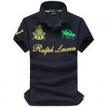 high collar t-shirt polo ralph lauren cool 2013 hommes cotton race iv 2 black